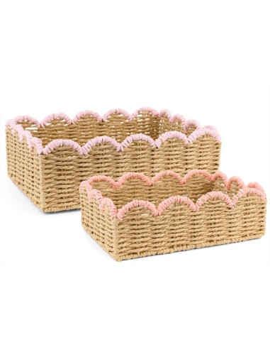 Cesto in rattan rettangolare - 2 formati (1pz)