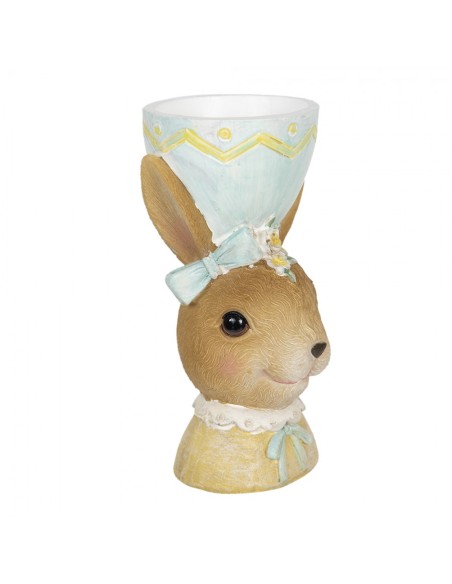 Coniglietto portauovo 7x7x12 | Diamante Rosa