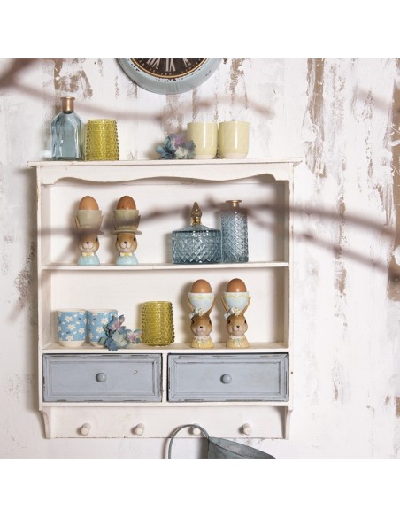 Coniglietto portauovo 7x7x12 | Diamante Rosa