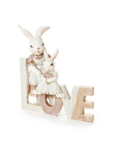 Coniglietto Love - Nuvole di Stoffa 2 varianti (1 pz) | Diamante Rosa