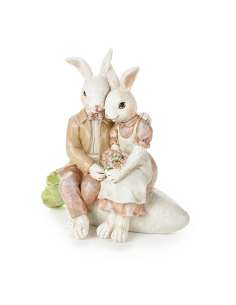 Coniglietto Love - Nuvole di Stoffa 2 varianti (1 pz) | Diamante Rosa 2