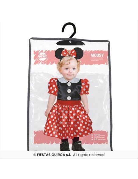 Costume Baby Minnie Mouse Topolina - 3 Taglie | Diamante Rosa