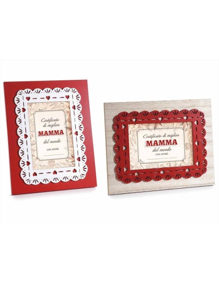 Portafoto Dedica Mamma in Legno 16x20 cm Festa della Mamma