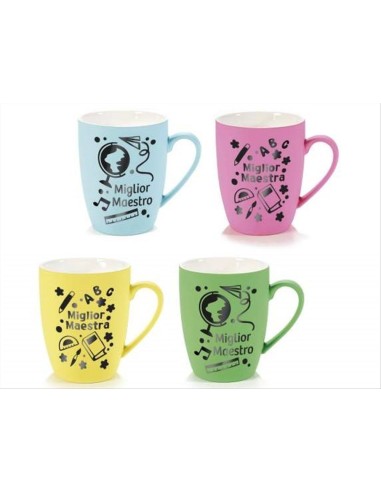 Tazza Dedica Maestro Maestra Soft Touch 300 ml 4 Colori