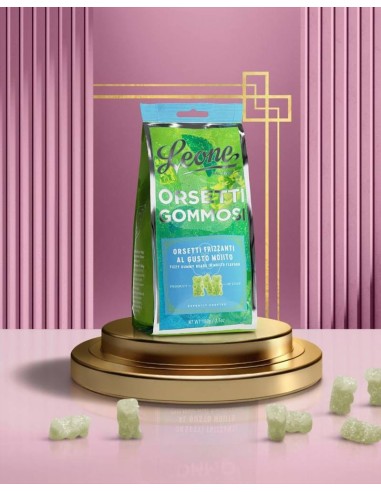 Orsetti Gommosi Leone Mojito 100g – Gusto Cocktail Analcolico in Sacch