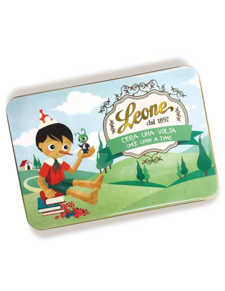 Gelatine Leone C’era una Volta 100g – Latta da Collezione con 4 Person