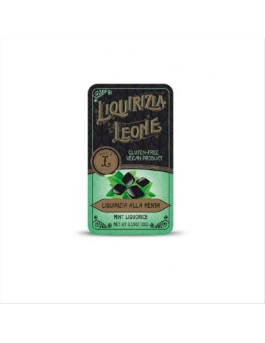Tronchetti di Liquirizia alla Menta senza Zucchero 10g - Lattina Pasti