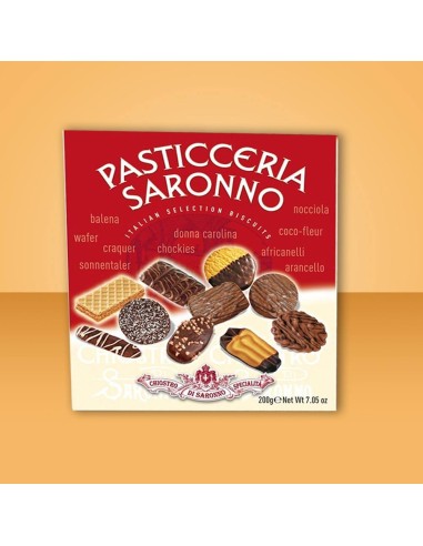 Biscotti mix al Cioccolato Pasticceria Saronno 200g - Dolce Tradizione