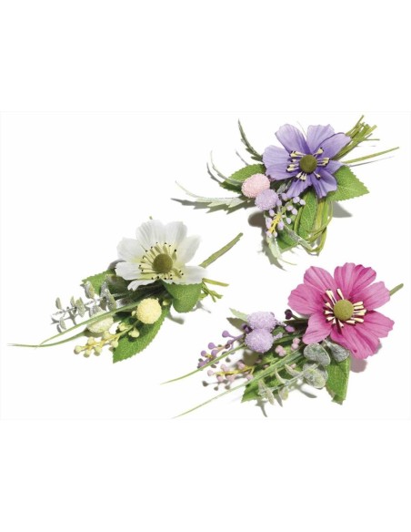 Rametto con fiori di anemone e ovetti