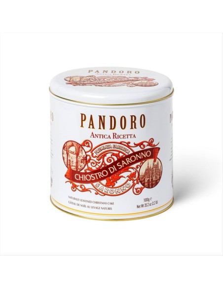 Pandoro Classico 1kg 🎄✨ In elegante latta regalo Lievitazione natural