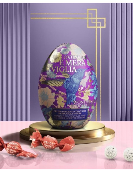 Latta Cri Cri Fondente con Nocciola Intera Leone 50g - Giardino Segret