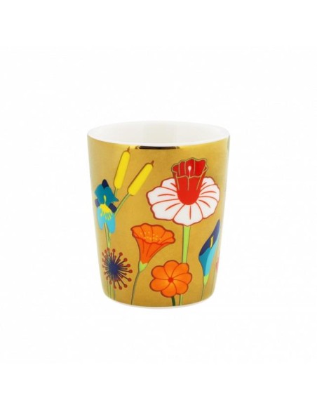 Tazzina da caffè oro Jardin Fleuri Gold