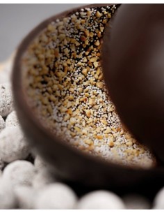 Uovo Cri Cri Fondente 70% con Nocciole Leone 350g Latta Giardino Segre 2