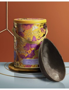 Uovo Fondente 70% Leone 300g - Latta Giardino Segreto Pasqua