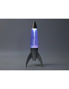 Lampada Razzo LED Tornado – Grigio Satinato H36 cm iTotal