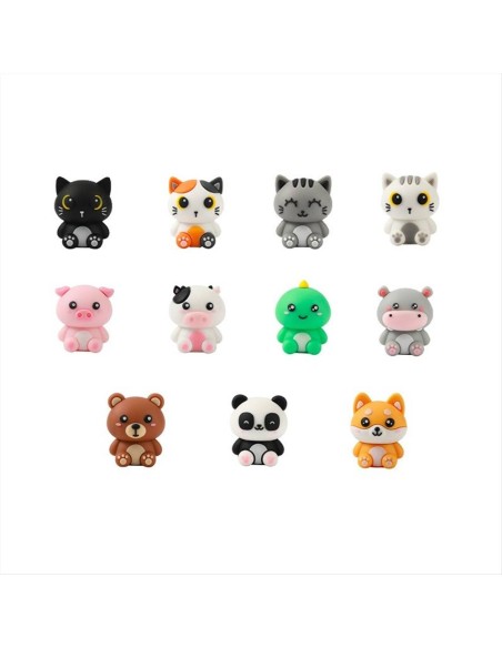 Temperamatite 3D Kawaii iTotal – 12 animaletti adorabili da colleziona