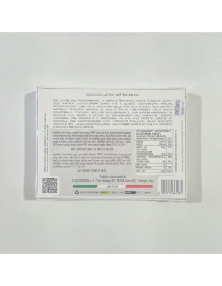 Praline Classiche Tzikulate Cioccolatini Sardi Artigianali