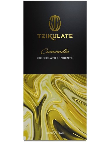 Tavoletta Cioccolato Fondente alla Camomilla Tzikulate 80g