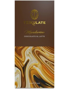 Tavoletta Cioccolato al Latte al Mandarino Tzikulate 80g