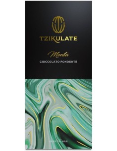 Tavoletta Cioccolato Fondente alla Menta Tzikulate 80g