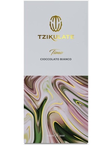 Tavoletta Cioccolato Bianco al Timo Tzikulate 80g