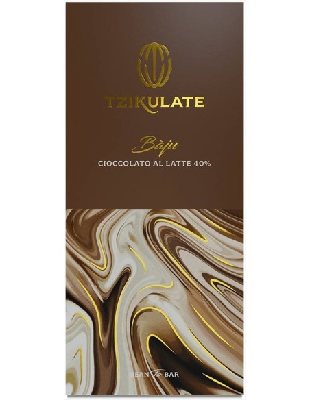 Tavoletta Cioccolato al Latte Baju 40% Tzikulate 80g