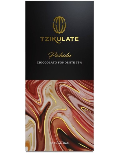 Tavoletta Cioccolato Fondente Pichidu 72% Tzikulate 80g
