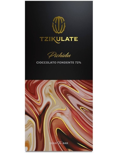Tavoletta Cioccolato Fondente Pichidu 72% Tzikulate 80g