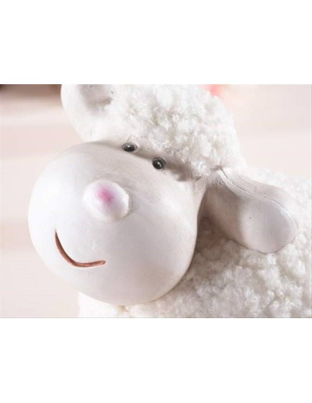 Pecora Decorativa in Terracotta 14,5 cm 2 Varianti