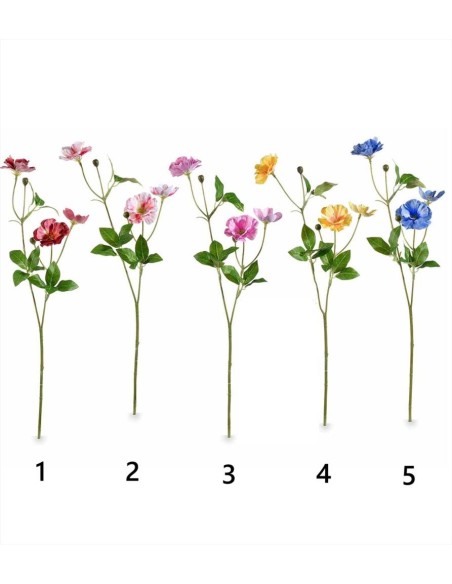 Ranuncolo Artificiale 46 cm 5 Colori Decorazione Floreale