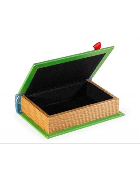 Scatola a Libro Dedica Maestra in Legno 18 cm Regalo