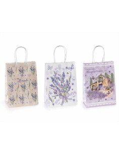 Busta media 18,5x9,5x25,5cm Lavanda - 3 fantasie (1pz)