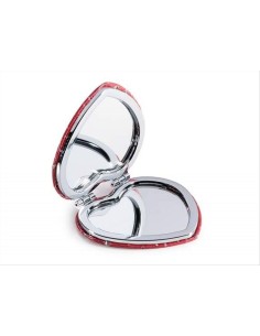 Specchietto da Borsa Gatto con Strass Doppio 2