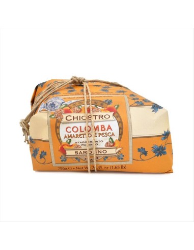 Colomba Amaretto e Pesca Lazzaroni 750g Artigianale