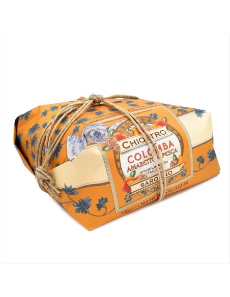 Colomba Amaretto e Pesca Lazzaroni 750g Artigianale