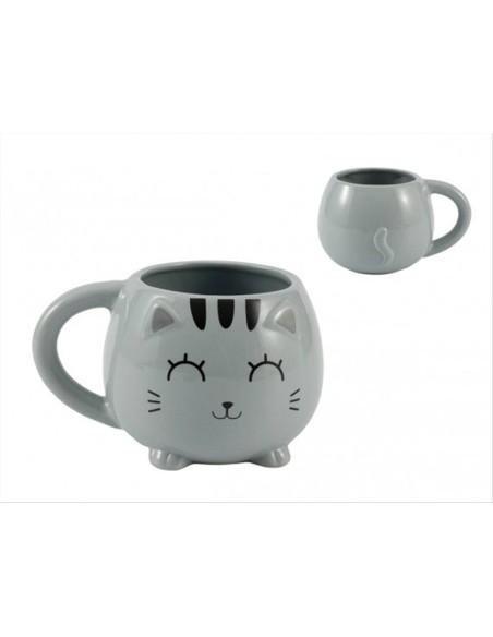 Tazza Chunky Gatto Grigio iTotal Kawaii
