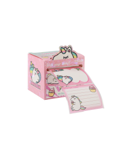 Sticky Label Rolls Kawaii ✨ 4 Fantasie - Capybara, Axolotl, Gatto, Uni 2