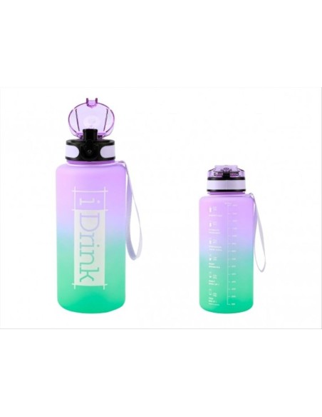 Borraccia Tritan 1500ml Viola e Verde iTotal