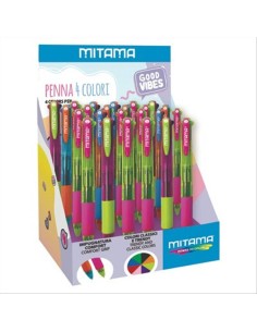 Penna Multicolore 4 in 1 Good Vibes Mitama – Comfort Grip E Colori Tre