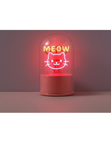 Lampada Cupola Girevole Meow Gatto LED iTotal 9x9x15 cm