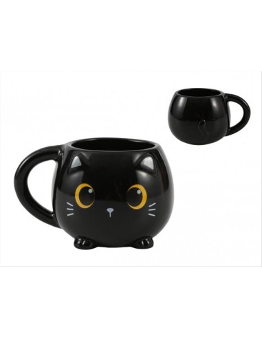 Tazza Chunky Gatto Nero iTotal - Idea Regalo Kawaii