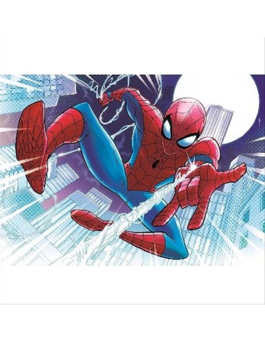 Puzzle 104 pezzi Spiderman Fluorescente – Glow in the Dark Clementoni,