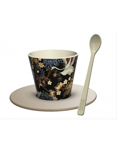 Set Tazzina Espresso Nature 90ml con Cucchiaino iTotal