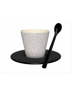 Set Tazzina Espresso Circle 90ml con Cucchiaino iTotal