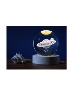 iTOTAL Lampada Sfera SATURNO – Globo LED Decorativo in 3 Misure