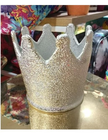 Corona cachepot Diamantina M - h 11, 5 CM - Rituali Domestici