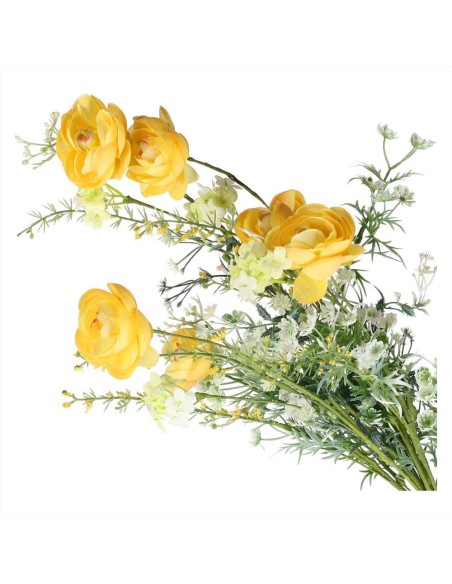 Mazzo di fiori gialli artificiali h30CM | Diamante Rosa