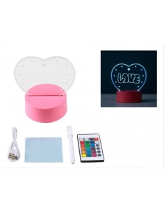 Lampada DIY FOLLOW YOUR HEART iTOTAL – Cuore DIY 2