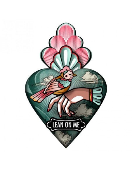 Cuore Ex Voto Grande- Lean on me/Sostienimi