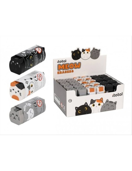 iTOTAL Gomma da cancellare GATTO NERO